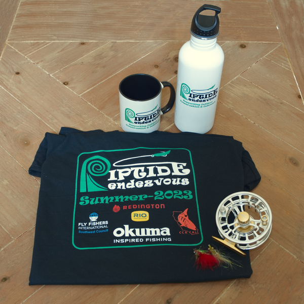 Riptide Rendezvous T Shirt, mug and bottle